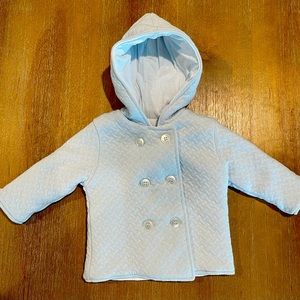 Kissy Kissy quilted jacket. Size 0-3 months